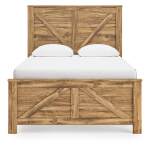 Maystonna Queen Crossbuck Panel Bed, Dresser, Mirror and Nightstand - Image 10