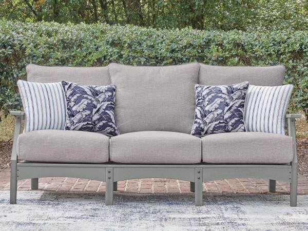 Cove Beach Outdoor Sofa with Cushion - Image 3