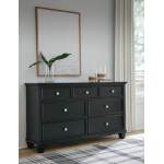 Lanolee California King Panel Bed, Dresser, Chest and 2 Nightstands - Image 34