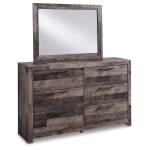 Derekson King Storage Bed, Dresser, Mirror and 2 Nightstands - Image 3