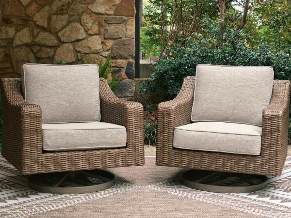 Laguna Heights Swivel Lounge with Cushion - Image 6