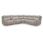Gravier 6-Piece Power Reclining Sectional with Storage Console