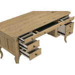 Chateau Philippe 64" Half Ped Desk I3290-371 - Image 7