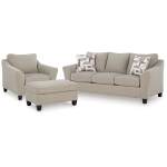 Willarae Sofa, Oversized Chair and Ottoman