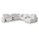 Modmax II 7-Piece Power Reclining Sectional with Chaise and Audio Consoles