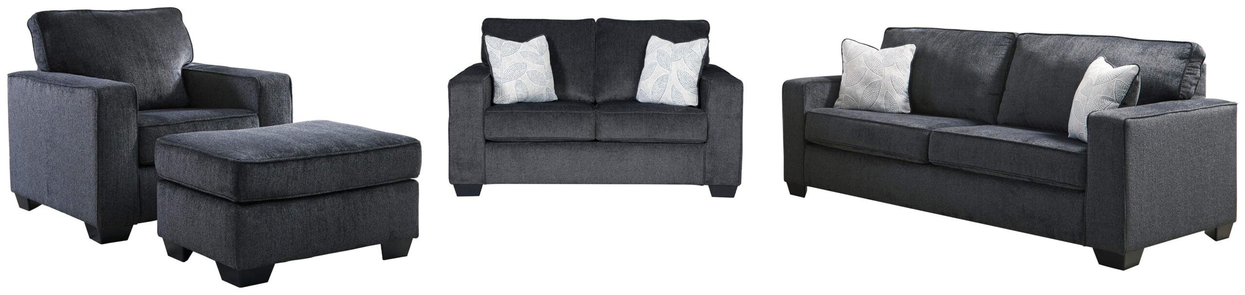 c1f243811b02f79ead87a8084f19edb6 Altari Sofa, Loveseat, Chair and Ottoman - Image 1