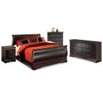 Huey Vineyard Queen Sleigh Bed, Dresser, Chest and Nightstand