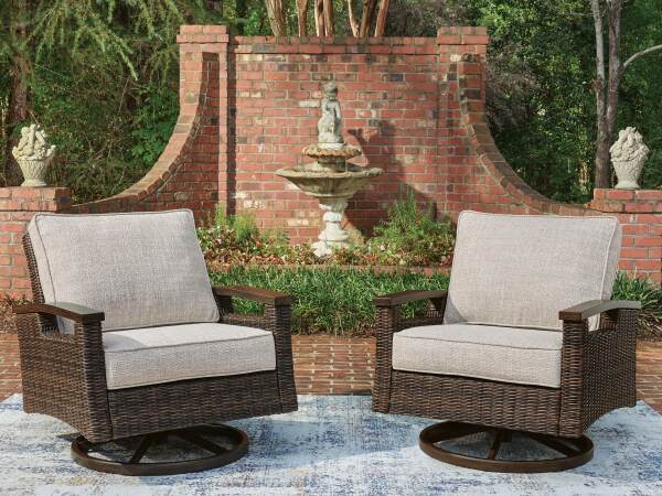 Monterey Point Outdoor Swivel Lounge Chair (Set of 2) - Image 3