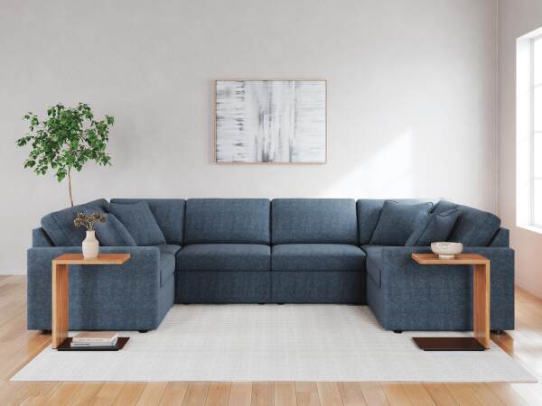 Modmax 6-Piece Sectional and Ottoman - Image 11