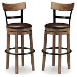 Pinnadel Bar Height Bar Stool (Set of 2)