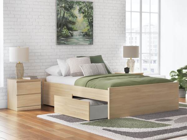 Onita Queen Platform Bed with 2 Side Storage - Image 3
