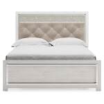 Altyra Queen Upholstered Panel Bed, Dresser and Mirror - Image 10