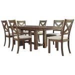 Moriville Dining Table and 6 Chairs - Image 2