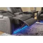 Fyne-Dyme Power Reclining Loveseat with Console - Image 13