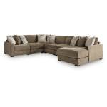 Camellia-Court 6-Piece Sectional with Chaise