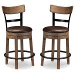 Pinnadel Counter Height Bar Stool (Set of 2)