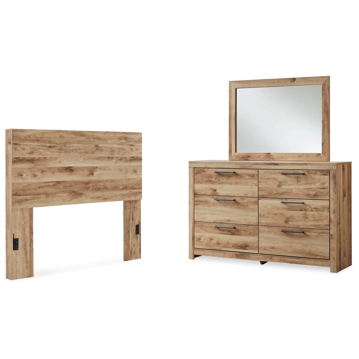 c5ce70eb149f9981b604df30a62d88c2 Hyanna Full Panel Headboard, Dresser and Mirror - Image 1
