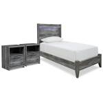 Baystorm Twin Panel Bed and 2 Nightstands - Image 2
