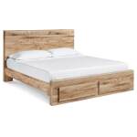 Hyanna Queen Panel Storage Bed, Dresser, Mirror and Nightstand - Image 5