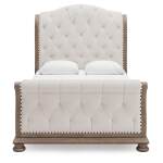 Ardenfield Queen Upholstered Sleigh Bed, Dresser and Mirror - Image 5