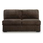 Midnight-Madness 4-Piece Sectional and Oversized Accent Ottoman - Image 9