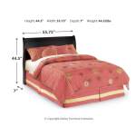 Huey Vineyard Full Sleigh Headboard, Dresser and Mirror - Image 5