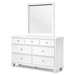 Fortman Queen Panel Bed, Dresser, Mirror and 2 Nightstands - Image 9