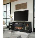 Foyland 83" TV Stand with Electric Fireplace - Image 3