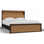 Kozmour Queen Bookcase Complete Bed Frame