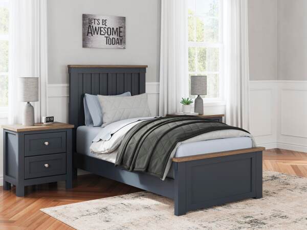 Landocken Twin Panel Bed, Dresser and Mirror - Image 17