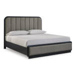 Rowanbeck King Upholstered Panel Footboard with Rails