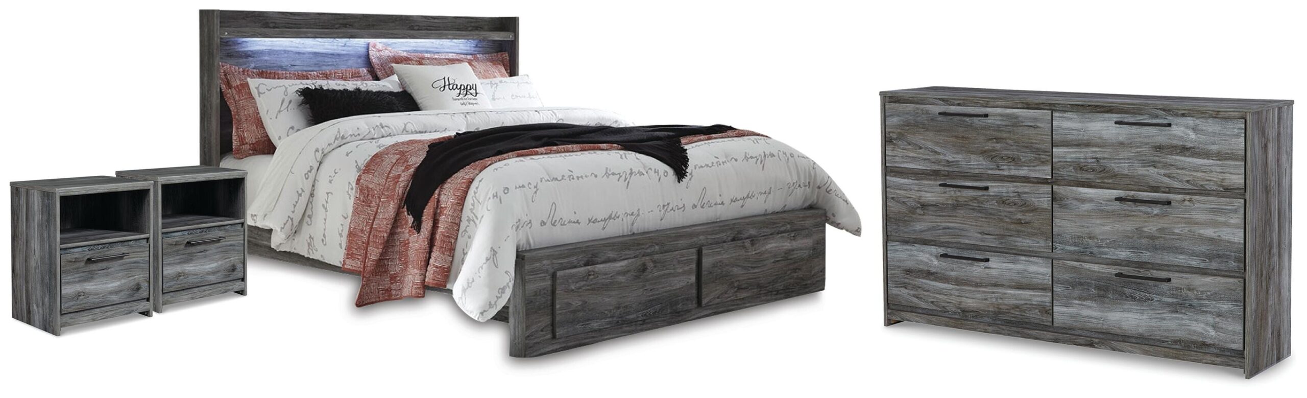 c7d7854101d3210a0e206da25f101072 Baystorm King Storage Bed, Dresser and 2 Nightstands - Image 1
