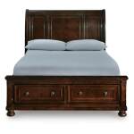 Porter Queen Sleigh Storage Bed, Dresser and Mirror - Image 3