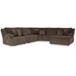 Top Tier 6-Piece Reclining Sectional with Chaise