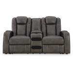 Fyne-Dyme Power Reclining Loveseat with Console - Image 5
