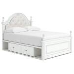 Kozlani Full Upholstered Panel Storage Bed
