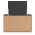 Kendanport Queen Upholstered Platform Bed, Dresser and Mirror - Image 7