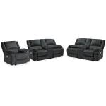 Draycoll 2 Power Reclining Loveseats and Recliner