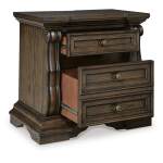 Maylee King Upholstered Bed, Dresser, Mirror, Chest and 2 Nightstands - Image 16