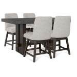 Burkhaus Counter Height Dining Table and 4 Barstools