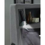 Verishaw California King Upholstered Bed with Wireless Audio - Image 20