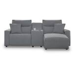 Modmax II 3-Piece Power Reclining Sectional with Chaise and Console