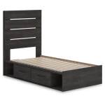 Hollivern Twin Panel Storage Bed - Image 4