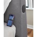Verishaw Twin Upholstered Bed with Wireless Audio - Image 12