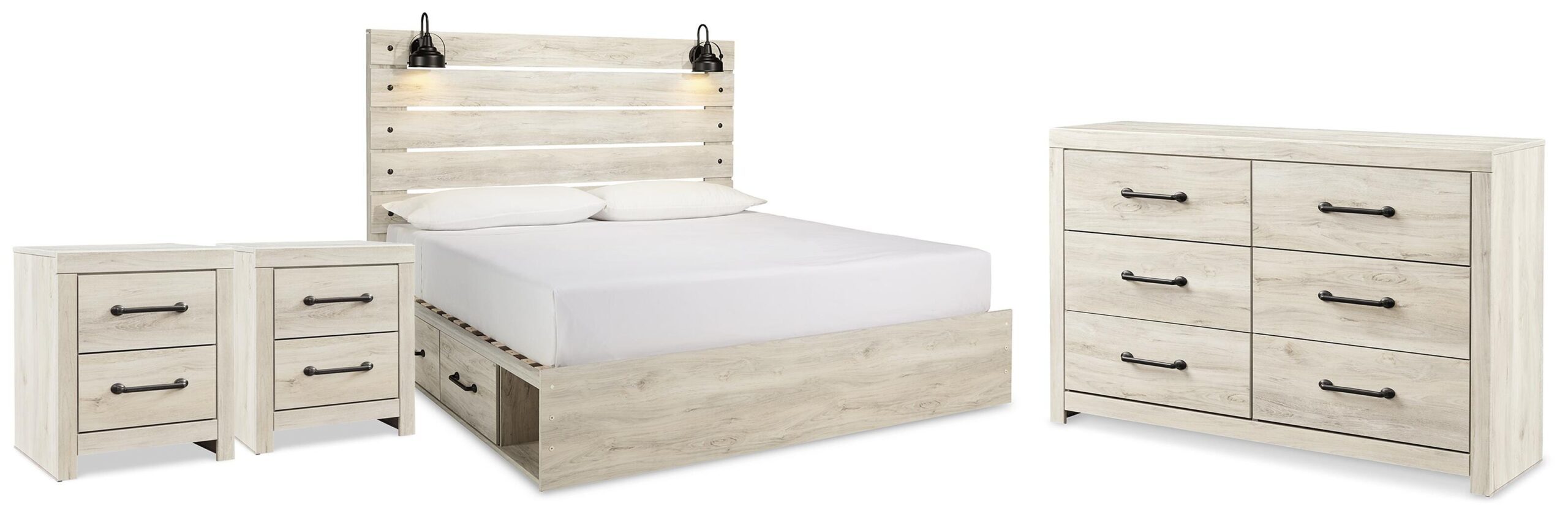 ca27f4fc13c2bbfc5268eb3098f0ac0d Cambeck King Panel Storage Bed, Dresser and 2 Nightstands - Image 1