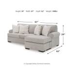 Eastonbridge Sofa Chaise and Oversized Chair - Image 13