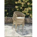 Orchard Beach Outdoor Arm Chair with Cushion (Set of 4) - Image 5