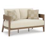 Serene Bay Outdoor Loveseat with Cushion - Image 2