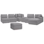 Modmax 6-Piece Sectional with Chaise and Ottoman