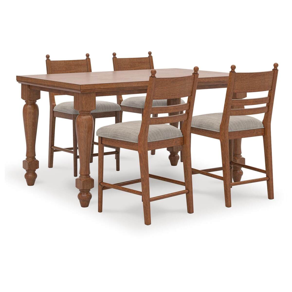 cc2a260f32e8cc0f0fd9d46123175183 Greddinton Counter Height Dining Table and 4 Barstools - Image 1